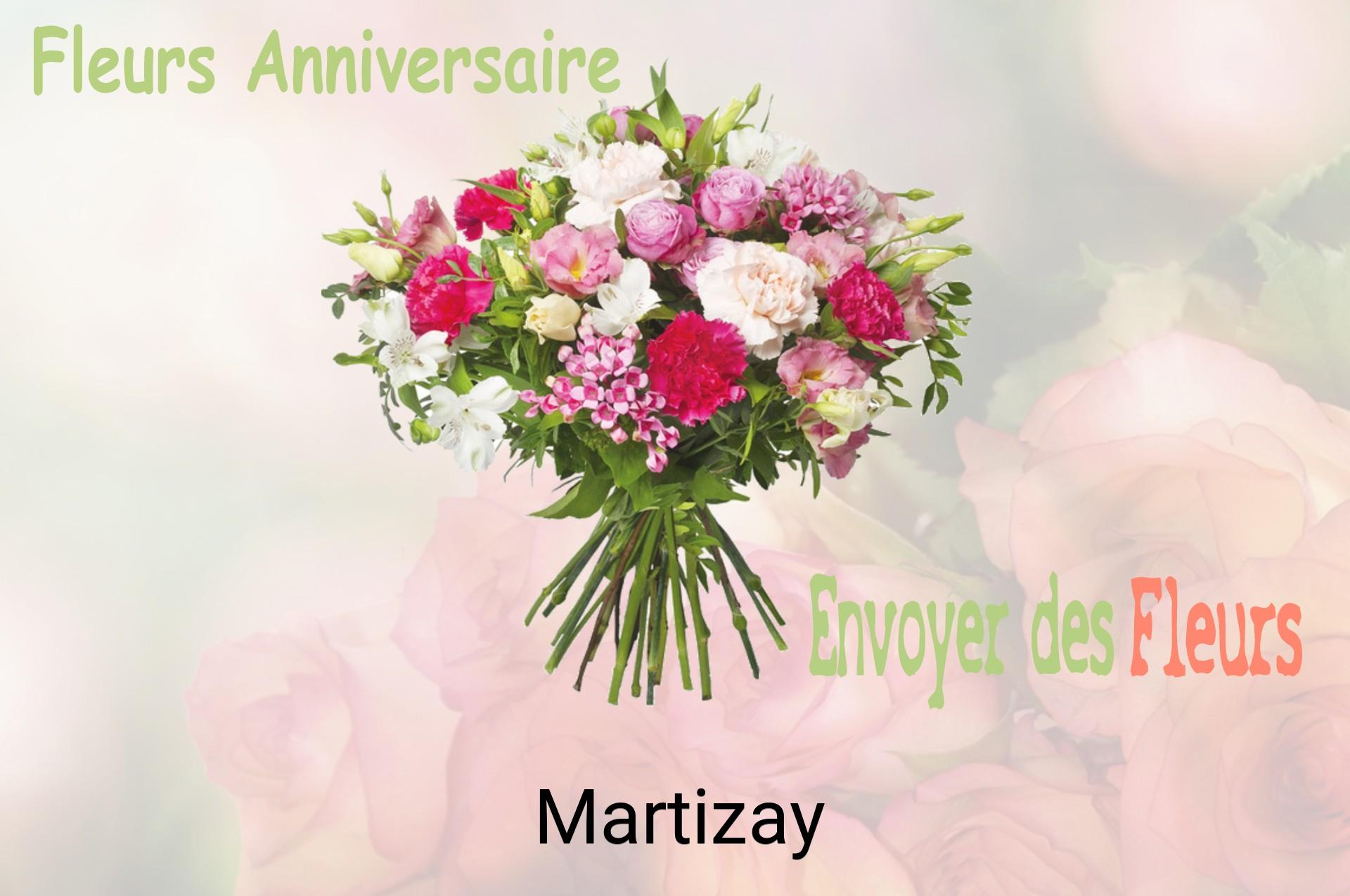 Bouquet de fleurs d’anniversaire livré à Martizay